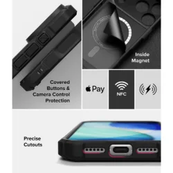 Ringke รุ่น Rugged Gear (MagSafe) - เคส iPhone 18 Pro Max / 17 Pro Max - สี Black 24 Ringke รุ่น Rugged Gear (MagSafe) - เคส iPhone 18 Pro Max / 17 Pro Max - สี Black