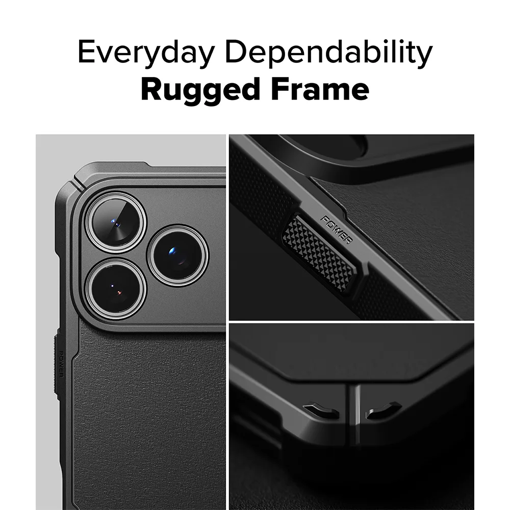 Ringke รุ่น Rugged Gear (MagSafe) - เคส iPhone 18 Pro Max / 17 Pro Max - สี Black 6 Ringke รุ่น Rugged Gear (MagSafe) - เคส iPhone 18 Pro Max / 17 Pro Max - สี Black - Image 6