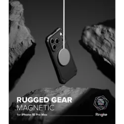 Ringke รุ่น Rugged Gear (MagSafe) - เคส iPhone 18 Pro Max / 17 Pro Max - สี Black 18 Ringke รุ่น Rugged Gear (MagSafe) - เคส iPhone 18 Pro Max / 17 Pro Max - สี Black