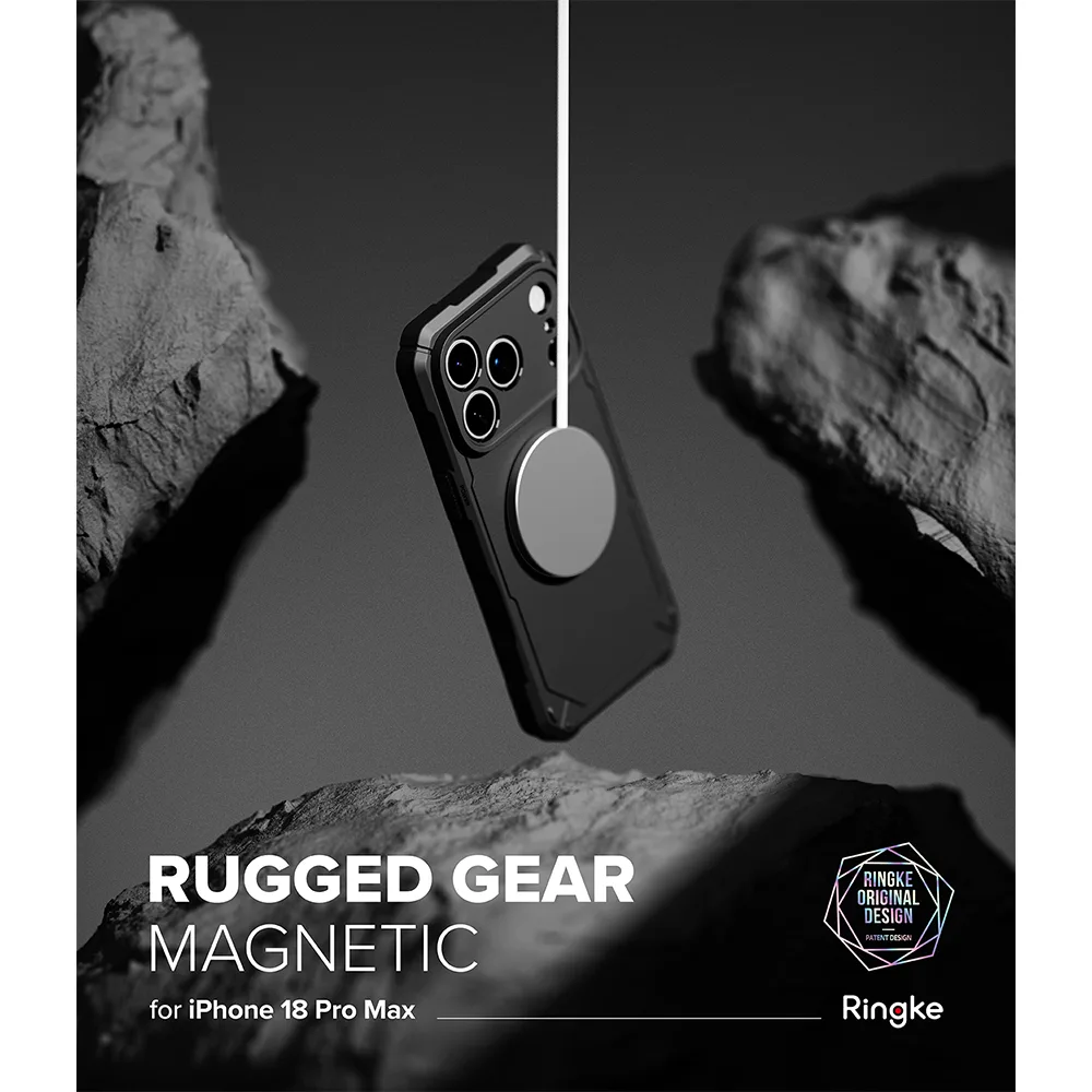 Ringke รุ่น Rugged Gear (MagSafe) - เคส iPhone 18 Pro Max / 17 Pro Max - สี Black 4 Ringke รุ่น Rugged Gear (MagSafe) - เคส iPhone 18 Pro Max / 17 Pro Max - สี Black - Image 4