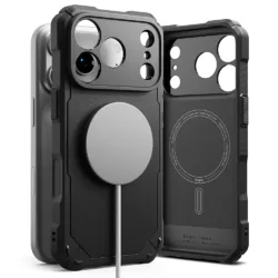 Ringke รุ่น Rugged Gear (MagSafe) - เคส iPhone 18 Pro Max / 17 Pro Max - สี Black 17 Ringke รุ่น Rugged Gear (MagSafe) - เคส iPhone 18 Pro Max / 17 Pro Max - สี Black