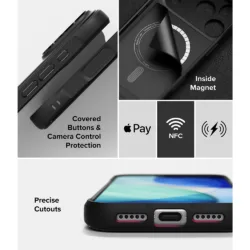 Ringke รุ่น Onyx (MagSafe) - เคส iPhone 18 Pro / 17 Pro - สี Camo Black 24 Ringke รุ่น Onyx (MagSafe) - เคส iPhone 18 Pro / 17 Pro - สี Camo Black