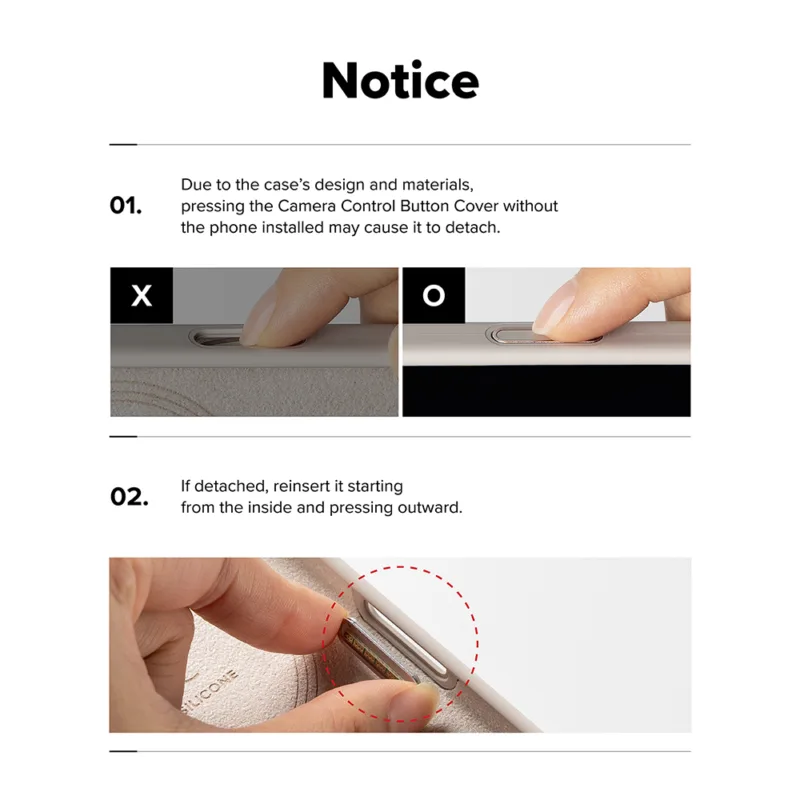 Ringke รุ่น Silicone (MagSafe) - เคส iPhone 18 Pro - สี Black