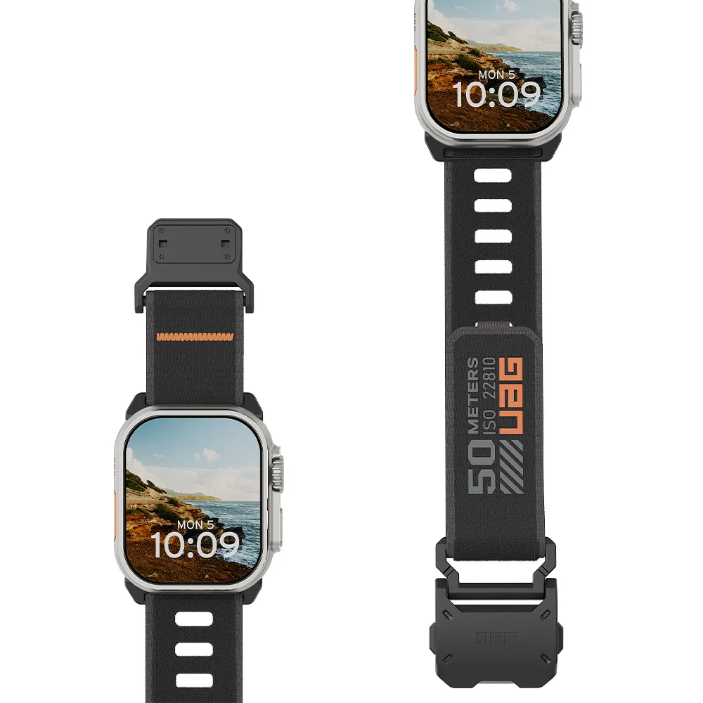 UAG รุ่น Trooper - สายนาฬิกา 44/45/46/49mm - สี Black/Gunmetal - Image 9