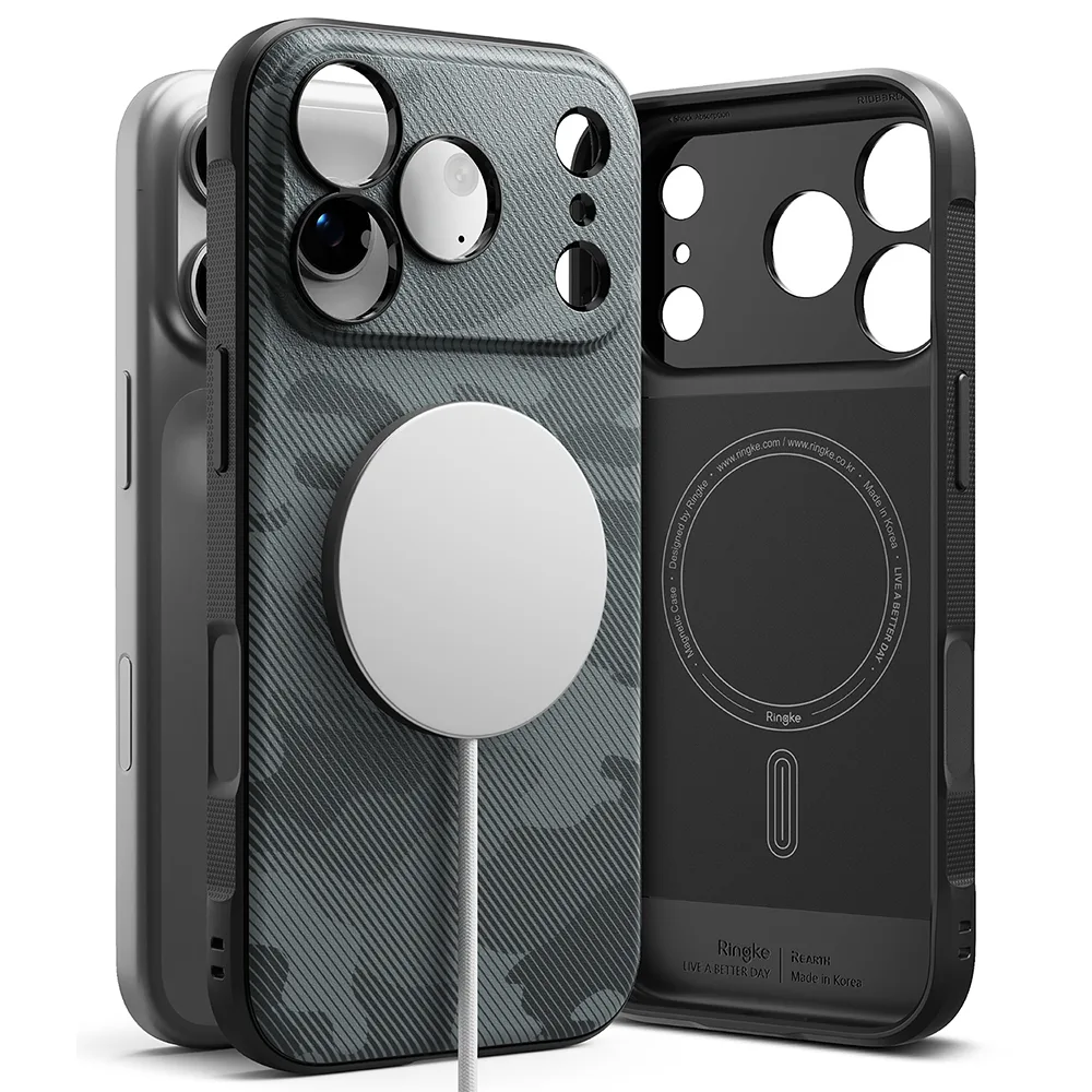Ringke รุ่น Onyx (MagSafe) - เคส iPhone 18 Pro / 17 Pro - สี Camo Black 3 Ringke รุ่น Onyx (MagSafe) - เคส iPhone 18 Pro / 17 Pro - สี Camo Black - Image 3