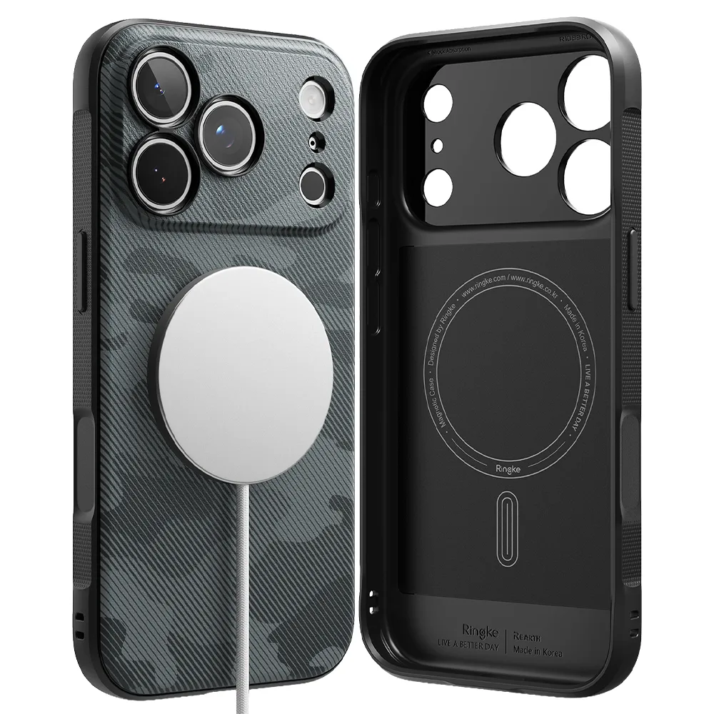 Ringke รุ่น Onyx (MagSafe) - เคส iPhone 18 Pro / 17 Pro - สี Camo Black 2 Ringke รุ่น Onyx (MagSafe) - เคส iPhone 18 Pro / 17 Pro - สี Camo Black - Image 2