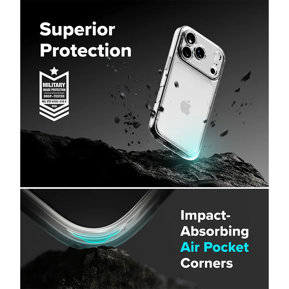 Ringke รุ่น Fusion - เคส iPhone 18 Pro Max / 17 Pro Max - สี CLEAR 12 Ringke รุ่น Fusion - เคส iPhone 18 Pro Max / 17 Pro Max - สี CLEAR - Image 12