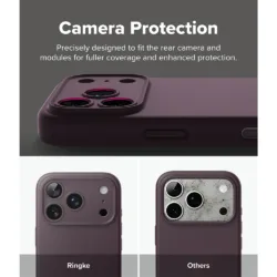 Ringke รุ่น Silicone (MagSafe) - เคส iPhone 18 Pro - สี Dark Cherry