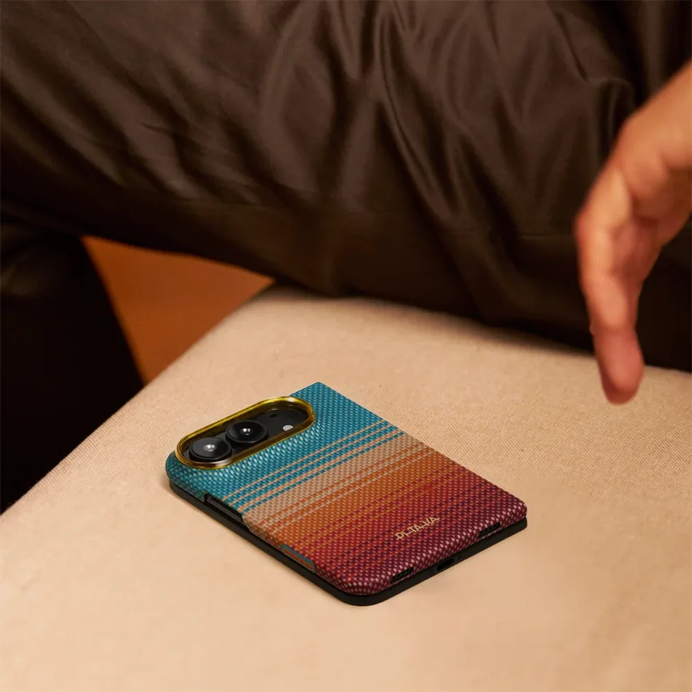 Pitaka รุ่น Edge Case - เคสฝาหลัง iPhone Duo - สี Sunset 2.0/California Dream-01 - Image 10
