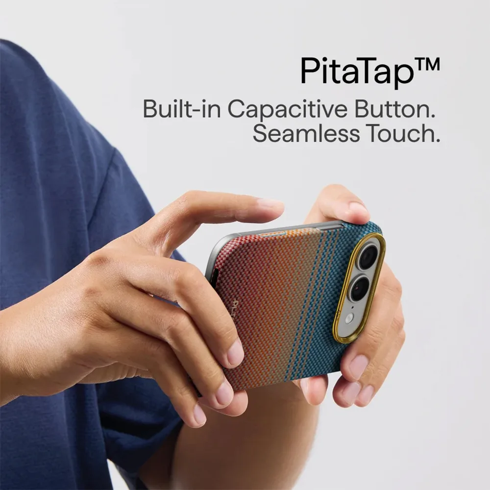 Pitaka รุ่น Edge Case - เคสฝาหลัง iPhone Duo - สี Sunset 2.0/California Dream-01 - Image 7