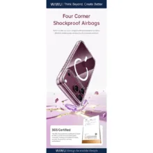 WiWU รุ่น CrystalShield Pro CrystalEver Anti-Yellowing - เคส iPhone 18 Pro Max / 17 Pro Max - สี Clear - Image 8