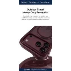 WiWU รุ่น AeroShield Pro Airbag Anti-Proof - เคส iPhone 18 Pro Max / 17 Pro Max - สี Purple 25 WiWU รุ่น AeroShield Pro Airbag Anti-Proof - เคส iPhone 18 Pro Max / 17 Pro Max - สี Purple