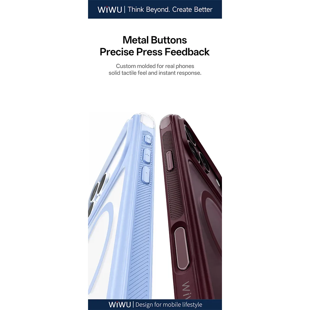 WiWU รุ่น AeroShield Pro Airbag Anti-Proof - เคส iPhone 18 Pro Max / 17 Pro Max - สี Purple 6 WiWU รุ่น AeroShield Pro Airbag Anti-Proof - เคส iPhone 18 Pro Max / 17 Pro Max - สี Purple - Image 6