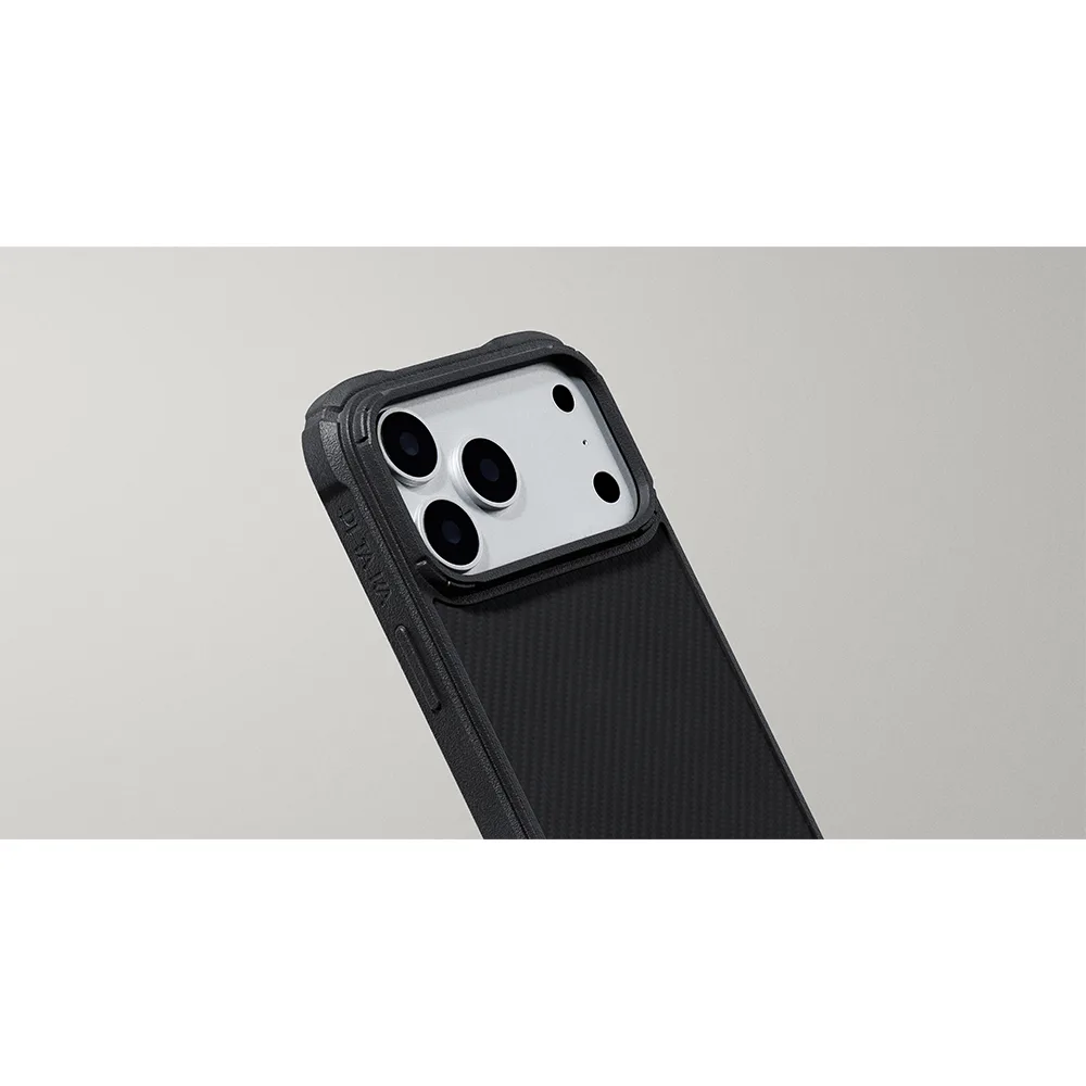 Pitaka รุ่น Cairn Case - เคส iPhone 18 Pro / 17 Pro - สี Black/Grey(Twill) - Image 8