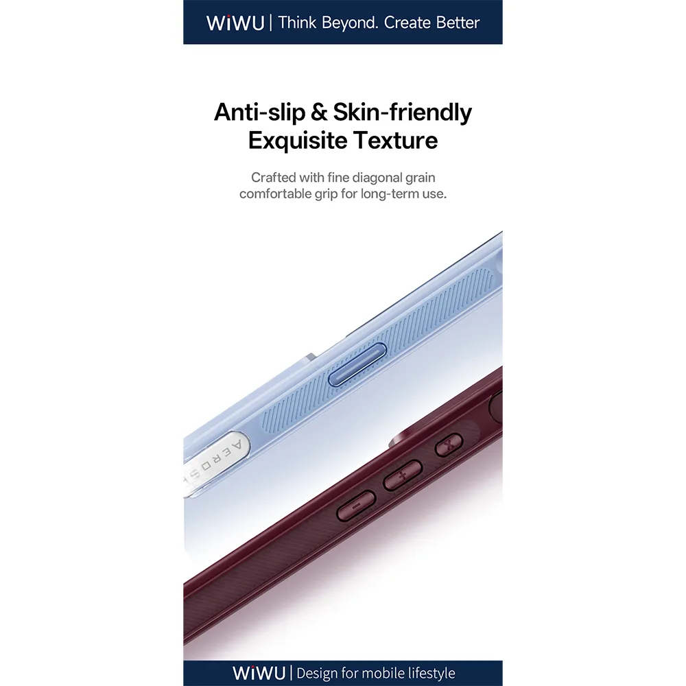 WiWU รุ่น AeroShield Pro Airbag Anti-Proof - เคส iPhone 18 Pro Max / 17 Pro Max - สี Purple 10 WiWU รุ่น AeroShield Pro Airbag Anti-Proof - เคส iPhone 18 Pro Max / 17 Pro Max - สี Purple - Image 10