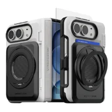 VRS รุ่น Damda Glide - เคส iPhone Duo - สี Cream White