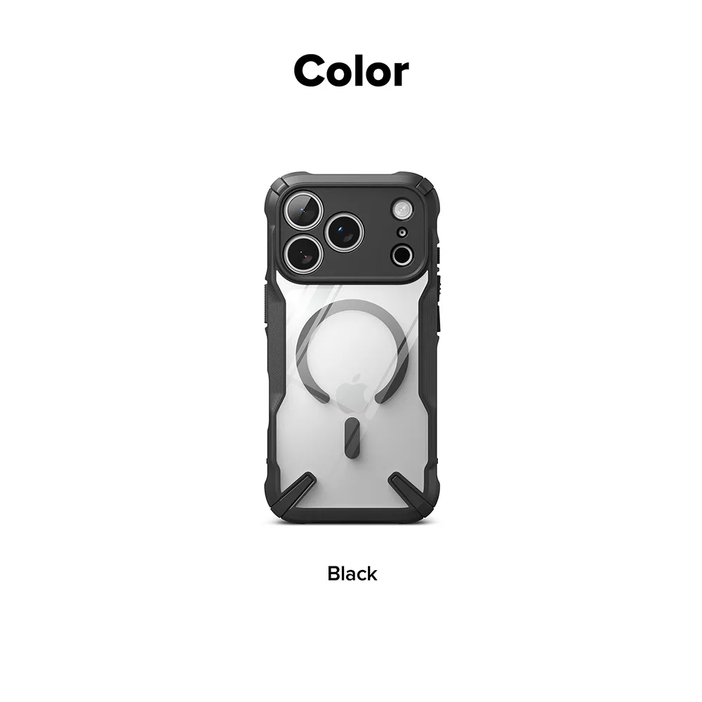 Ringke รุ่น Fusion X (MagSafe) - เคส iPhone 18 Pro Max / 17 Pro Max - สี Black 19 Ringke รุ่น Fusion X (MagSafe) - เคส iPhone 18 Pro Max / 17 Pro Max - สี Black - Image 19