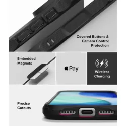 Ringke รุ่น Fusion X (MagSafe) - เคส iPhone 18 Pro Max / 17 Pro Max - สี Black 28 Ringke รุ่น Fusion X (MagSafe) - เคส iPhone 18 Pro Max / 17 Pro Max - สี Black