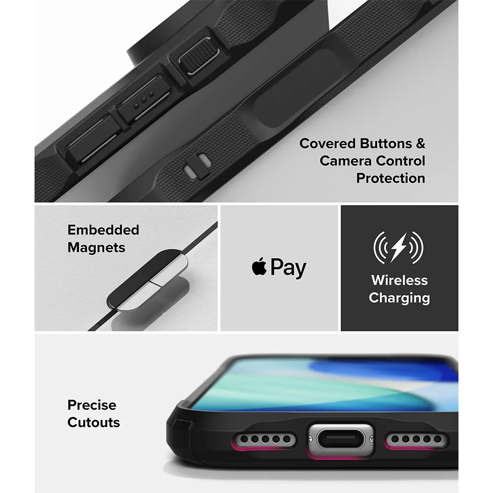 Ringke รุ่น Fusion X (MagSafe) - เคส iPhone 18 Pro Max / 17 Pro Max - สี Black 10 Ringke รุ่น Fusion X (MagSafe) - เคส iPhone 18 Pro Max / 17 Pro Max - สี Black - Image 10