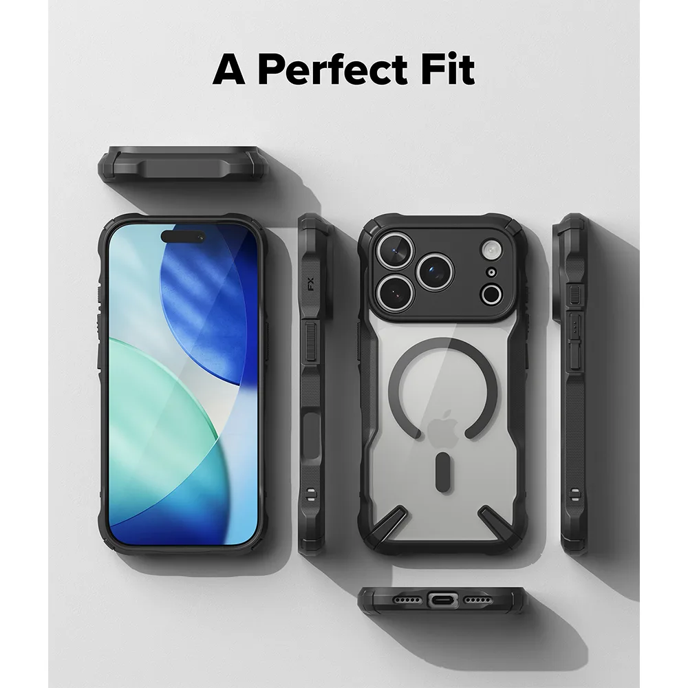 Ringke รุ่น Fusion X (MagSafe) - เคส iPhone 18 Pro Max / 17 Pro Max - สี Black 18 Ringke รุ่น Fusion X (MagSafe) - เคส iPhone 18 Pro Max / 17 Pro Max - สี Black - Image 18