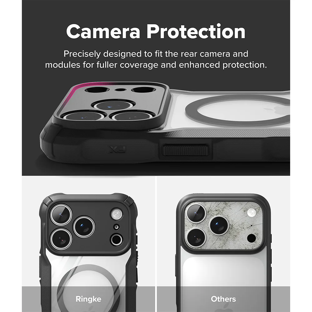 Ringke รุ่น Fusion X (MagSafe) - เคส iPhone 18 Pro Max / 17 Pro Max - สี Black 8 Ringke รุ่น Fusion X (MagSafe) - เคส iPhone 18 Pro Max / 17 Pro Max - สี Black - Image 8