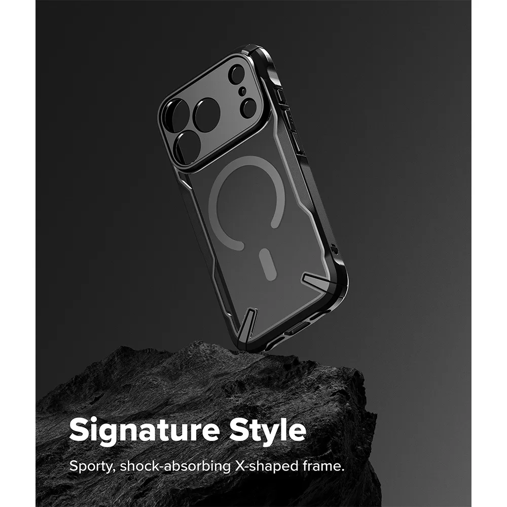 Ringke รุ่น Fusion X (MagSafe) - เคส iPhone 18 Pro Max / 17 Pro Max - สี Black 14 Ringke รุ่น Fusion X (MagSafe) - เคส iPhone 18 Pro Max / 17 Pro Max - สี Black - Image 14