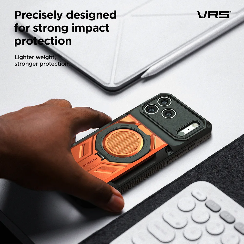 VRS รุ่น Damda Glide Hybrid - เคส iPhone 18 Pro Max /17 Pro Max - สี Black 12 VRS รุ่น Damda Glide Hybrid - เคส iPhone 18 Pro Max /17 Pro Max - สี Black - Image 12