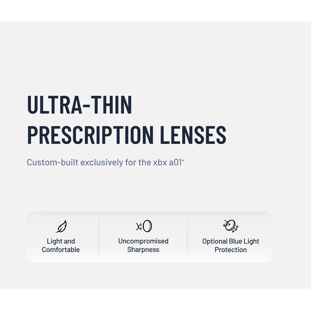 XREAL รุ่น Prescription Lenses Frame - กรอบเลนส์สำหรับ XREAL xbx a01+ 6 XREAL รุ่น Prescription Lenses Frame - กรอบเลนส์สำหรับ XREAL xbx a01+ - Image 6