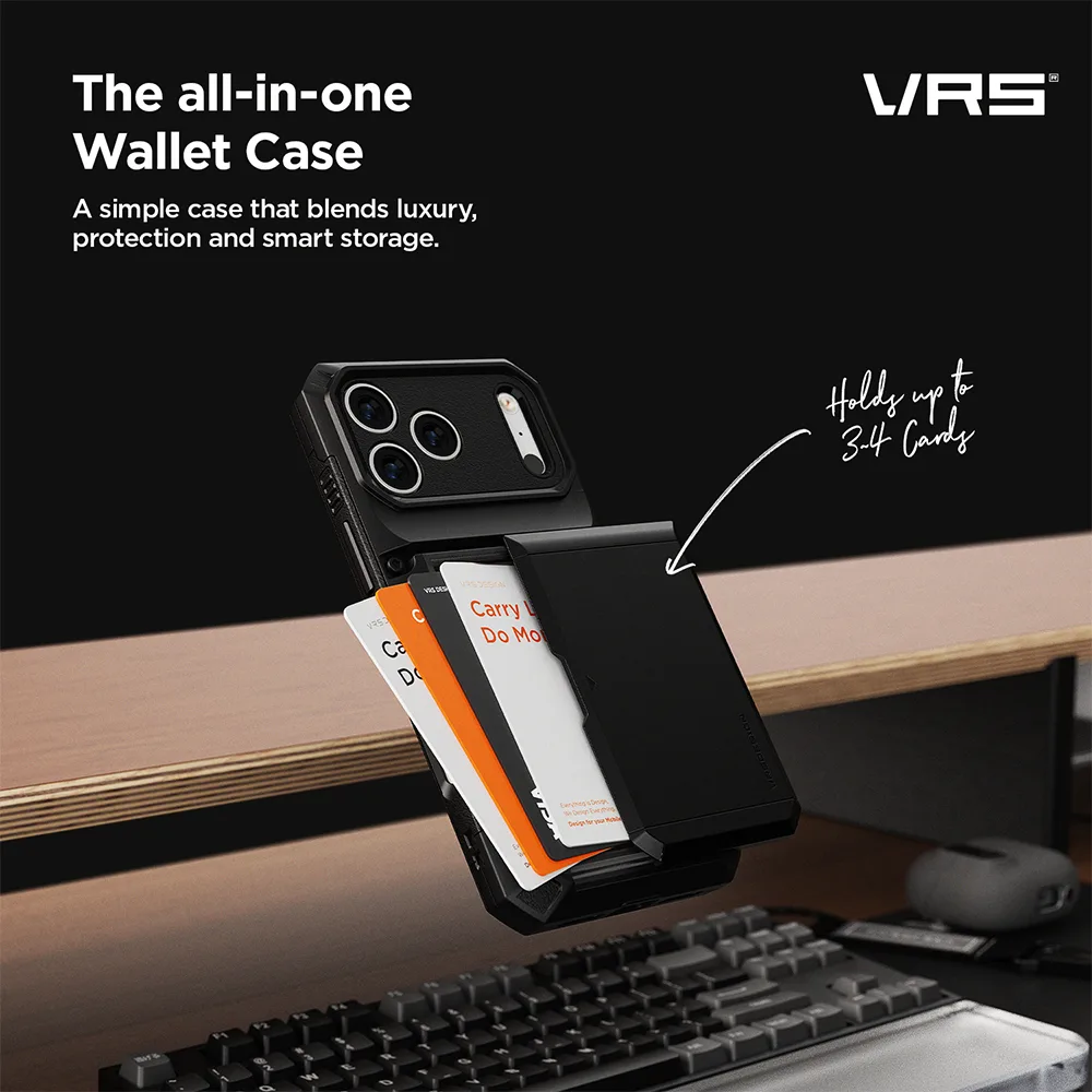 VRS รุ่น Damda Glide Pro - เคส iPhone 18 Pro /17 Pro - สี Black 7 VRS รุ่น Damda Glide Pro - เคส iPhone 18 Pro /17 Pro - สี Black - Image 7