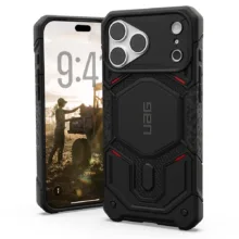 UAG รุ่น Monarch Pro (No Cap) - เคส iPhone 17 Pro Max / 18 Pro Max - สี Kevlar Black - Image 9