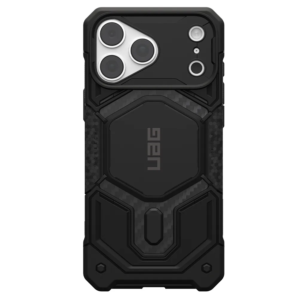 UAG รุ่น Monarch Pro (No Cap) - เคส iPhone 17 Pro / 18 Pro - สี Carbon Fiber