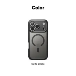 Ringke รุ่น Fusion Bold (MagSafe) - เคส iPhone 18 Pro Max / 17 Pro Max - สี Matte Smoke 35 Ringke รุ่น Fusion Bold (MagSafe) - เคส iPhone 18 Pro Max / 17 Pro Max - สี Matte Smoke