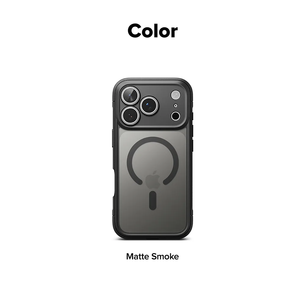Ringke รุ่น Fusion Bold (MagSafe) - เคส iPhone 18 Pro Max / 17 Pro Max - สี Matte Smoke 18 Ringke รุ่น Fusion Bold (MagSafe) - เคส iPhone 18 Pro Max / 17 Pro Max - สี Matte Smoke - Image 18