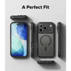 Ringke รุ่น Fusion Bold (MagSafe) - เคส iPhone 18 Pro Max / 17 Pro Max - สี Matte Smoke 34 Ringke รุ่น Fusion Bold (MagSafe) - เคส iPhone 18 Pro Max / 17 Pro Max - สี Matte Smoke