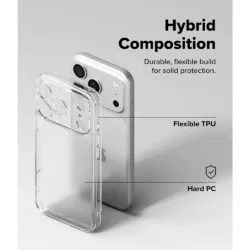 Ringke รุ่น Fusion - เคส iPhone 18 Pro / 17 Pro - สี Matte Clear 20 Ringke รุ่น Fusion - เคส iPhone 18 Pro / 17 Pro - สี Matte Clear
