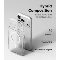 Ringke รุ่น Fusion (MagSafe) - เคส iPhone 18 Pro / 17 Pro - สี Matte Clear 22 Ringke รุ่น Fusion (MagSafe) - เคส iPhone 18 Pro / 17 Pro - สี Matte Clear