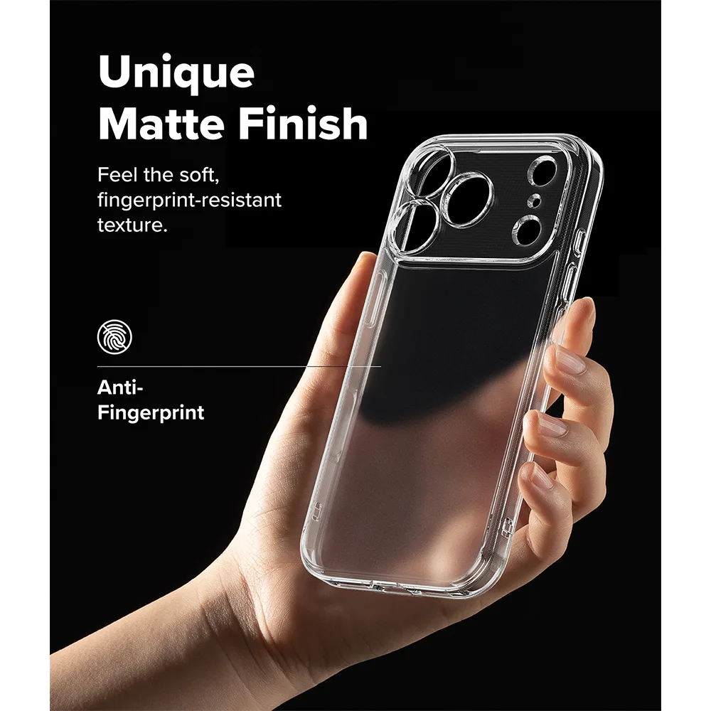 Ringke รุ่น Fusion - เคส iPhone 18 Pro / 17 Pro - สี Matte Clear 8 Ringke รุ่น Fusion - เคส iPhone 18 Pro / 17 Pro - สี Matte Clear - Image 8