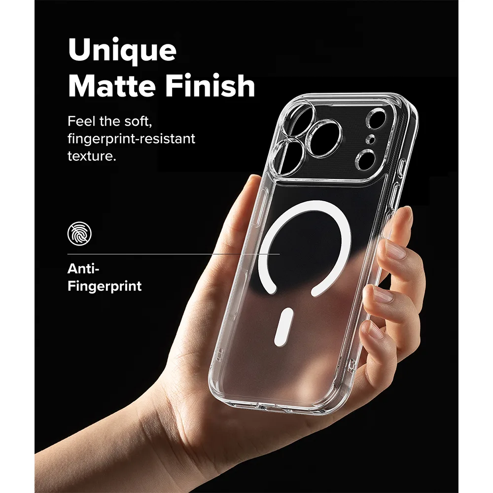 Ringke รุ่น Fusion (MagSafe) - เคส iPhone 18 Pro / 17 Pro - สี Matte Clear 11 Ringke รุ่น Fusion (MagSafe) - เคส iPhone 18 Pro / 17 Pro - สี Matte Clear - Image 11