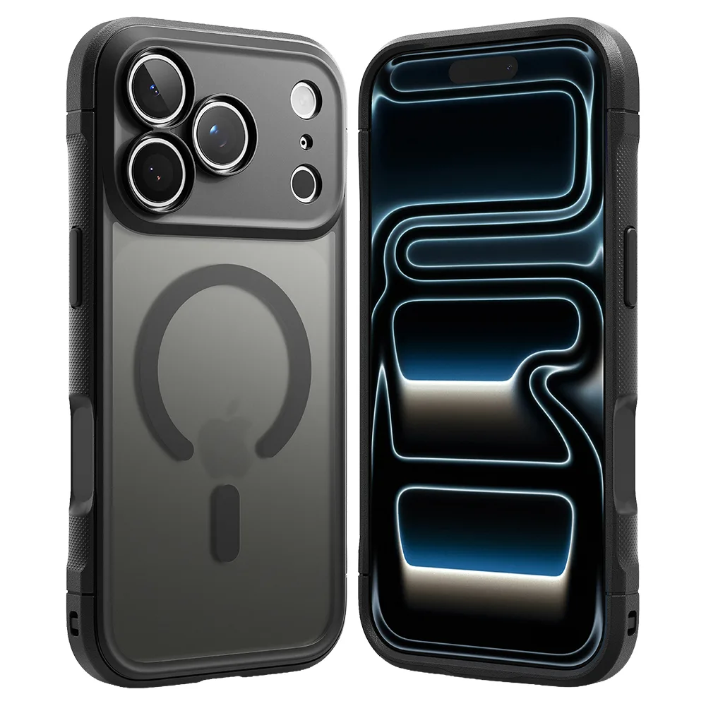 Ringke รุ่น Fusion Bold (MagSafe) - เคส iPhone 18 Pro Max / 17 Pro Max - สี Matte Smoke 2 Ringke รุ่น Fusion Bold (MagSafe) - เคส iPhone 18 Pro Max / 17 Pro Max - สี Matte Smoke - Image 2