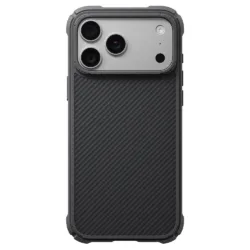 Pitaka รุ่น Cairn Case - เคส iPhone 18 Pro Max - สี Black/Grey(Twill)