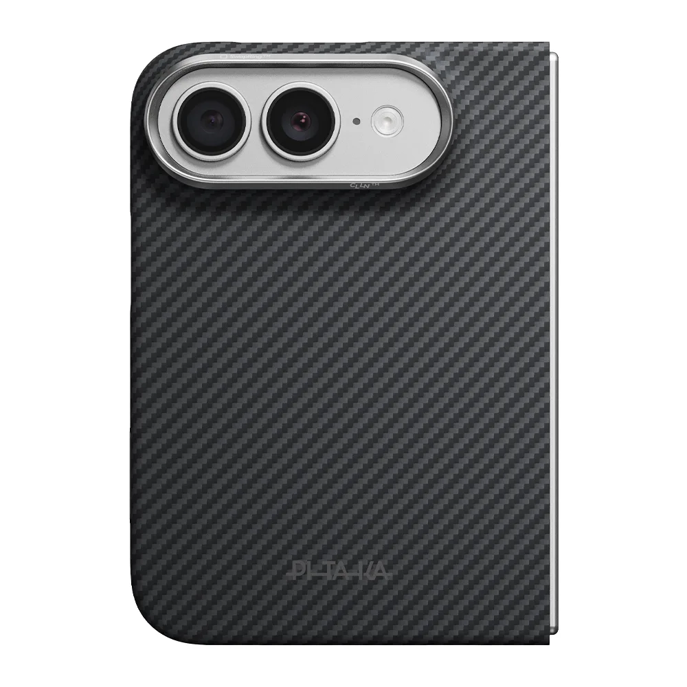 Pitaka รุ่น Edge Case - เคสฝาหลัง iPhone 18 Duo - สี Black/Grey(Twill) 1 Pitaka รุ่น Edge Case - เคสฝาหลัง iPhone 18 Duo - สี Black/Grey(Twill)