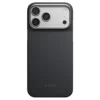 Pitaka รุ่น Edge Case - เคส iPhone 18 Pro - สี Black Grey(Twill)