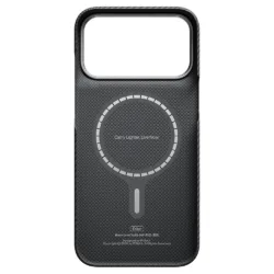 Pitaka รุ่น Edge Case - เคส iPhone 18 Pro - สี Black Grey(Twill)