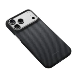 Pitaka รุ่น Edge Case - เคส iPhone 18 Pro - สี Black Grey(Twill)