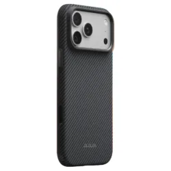 Pitaka รุ่น Summa Case - เคส iPhone 18 Pro - สี Black/Grey(Twill)