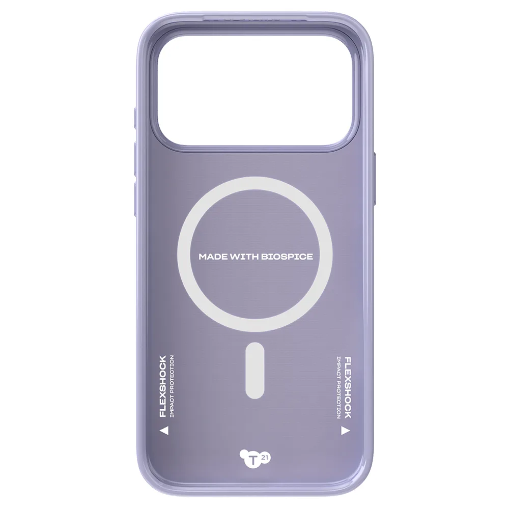 Tech21 รุ่น EvoPulse Fauxven (MagSafe) - เคส iPhone 18 Pro / 17 Pro - สี Lilac 4 Tech21 รุ่น EvoPulse Fauxven (MagSafe) - เคส iPhone 18 Pro / 17 Pro - สี Lilac - Image 4