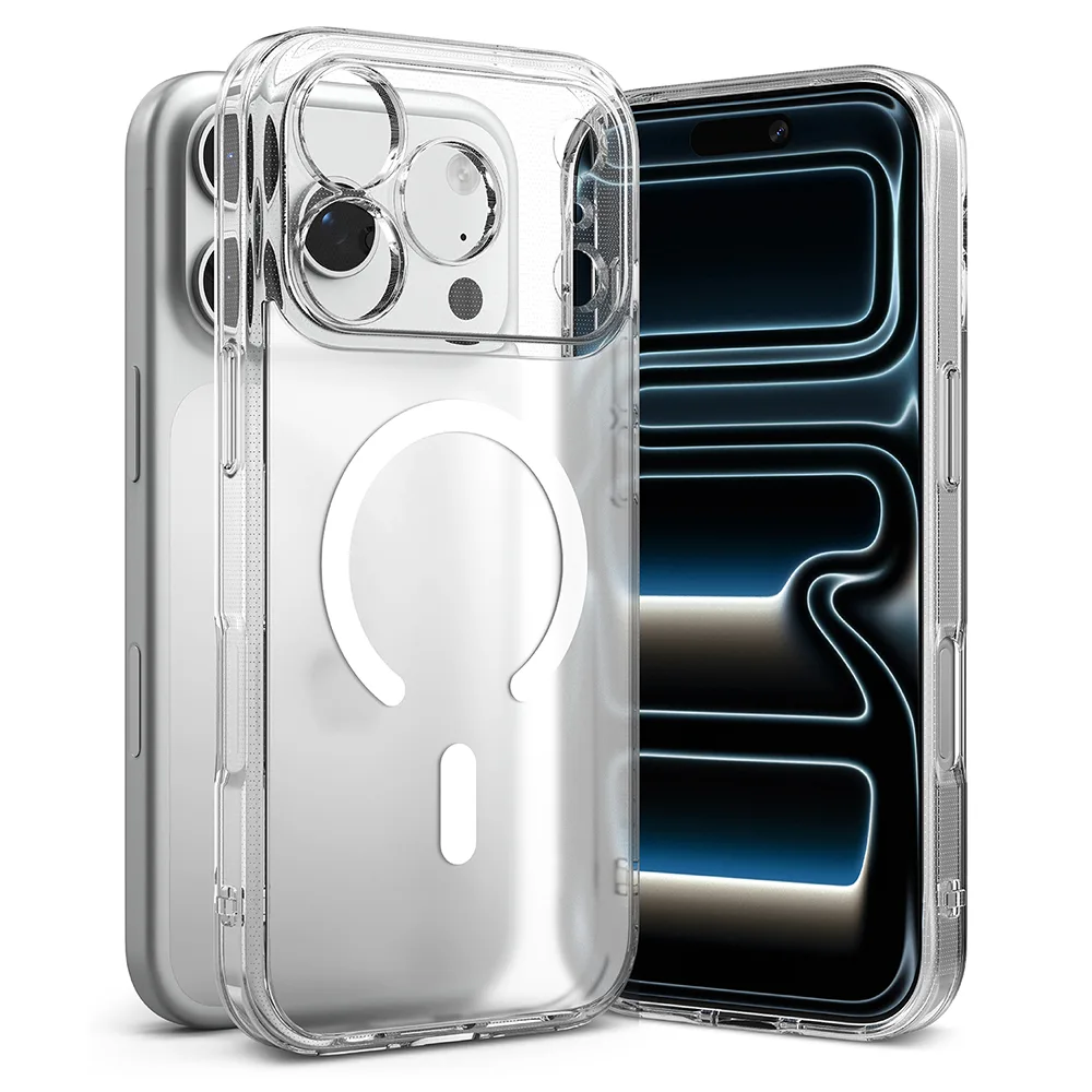 Ringke รุ่น Fusion (MagSafe) - เคส iPhone 18 Pro / 17 Pro - สี Matte Clear 3 Ringke รุ่น Fusion (MagSafe) - เคส iPhone 18 Pro / 17 Pro - สี Matte Clear - Image 3
