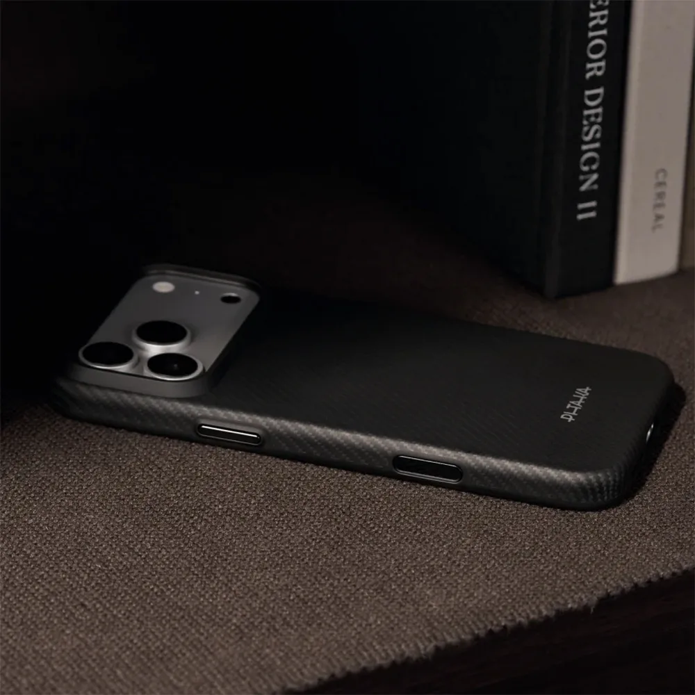 Pitaka รุ่น Summa Case - เคส iPhone 18 Pro / 17 Pro - สี Black/Grey(Twill) 10 Pitaka รุ่น Summa Case - เคส iPhone 18 Pro / 17 Pro - สี Black/Grey(Twill) - Image 10