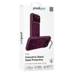 Prodigee รุ่น KickIt - เคส iPhone 18 Pro / 17 Pro - สี Burgundy 23 Prodigee รุ่น KickIt - เคส iPhone 18 Pro / 17 Pro - สี Burgundy