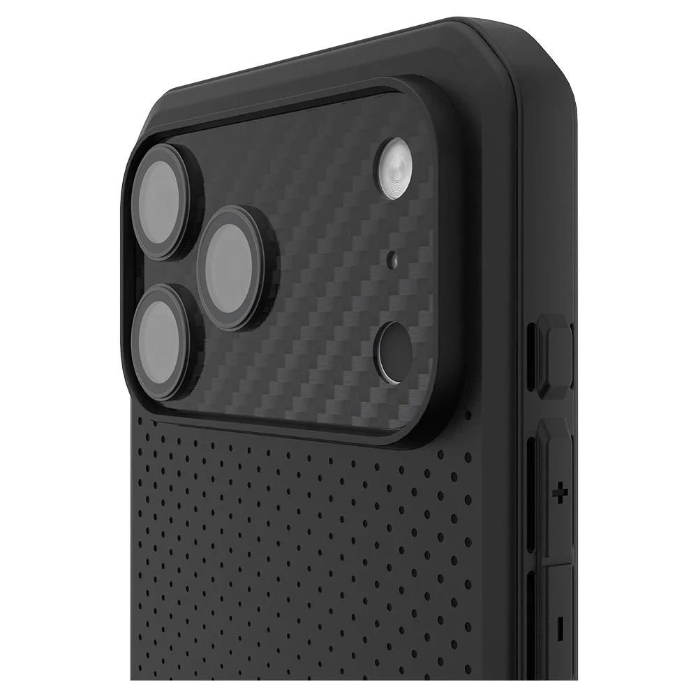UAG รุ่น Camera Shield - กระจกเลนส์กล้อง iPhone 17 Pro Max / 18 Pro max - สี Carbon Fiber/Black 5 UAG รุ่น Camera Shield - กระจกเลนส์กล้อง iPhone 17 Pro Max / 18 Pro max - สี Carbon Fiber/Black - Image 5